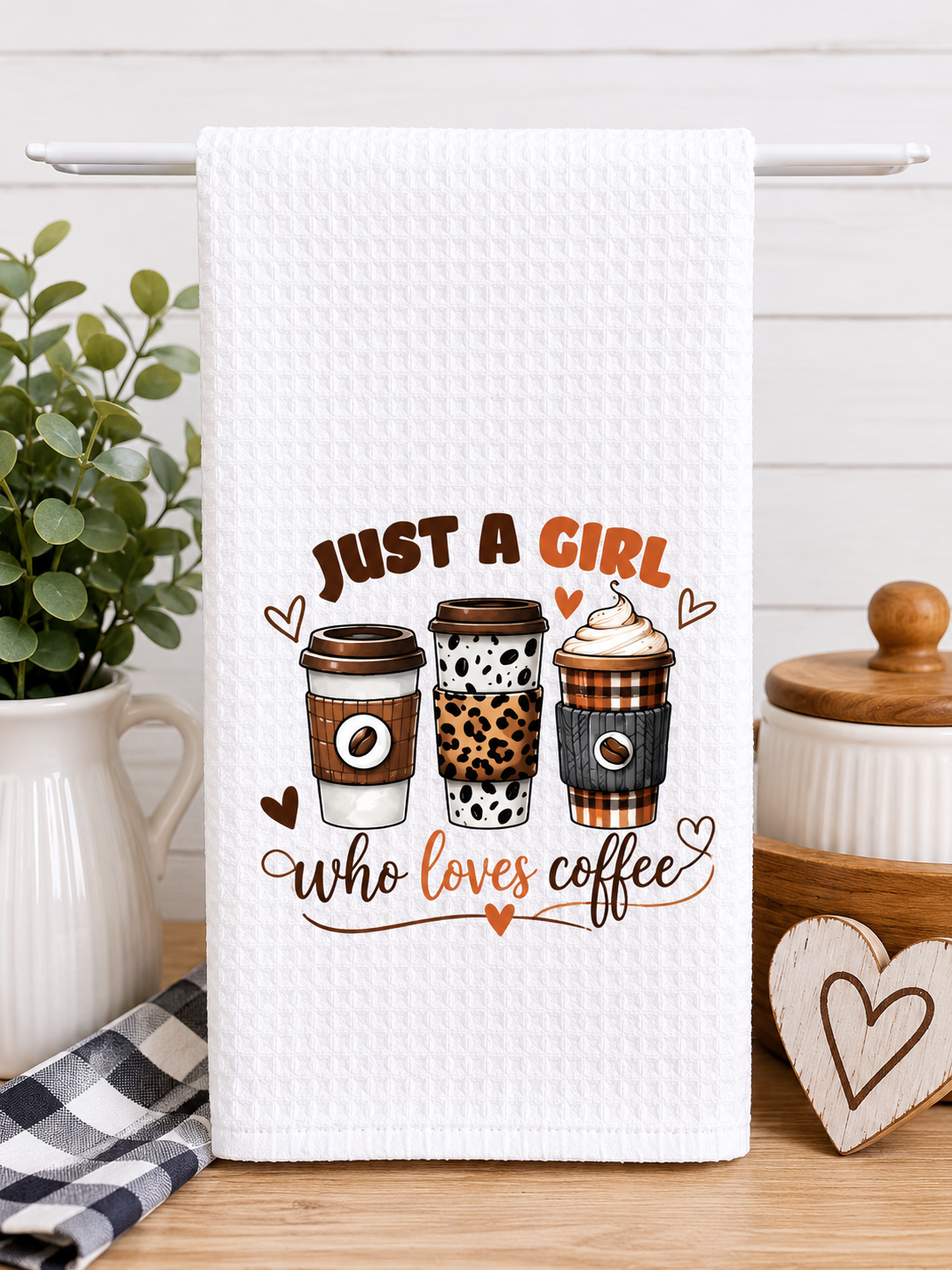 Custom Kitchen Towel-Life Begins After Coffee