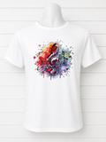Custom Unisex T-Shirt-with a musical note design