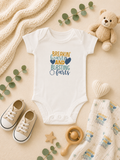 Custom Baby Bodysuit-(Breaking hearts and Blasting farts)