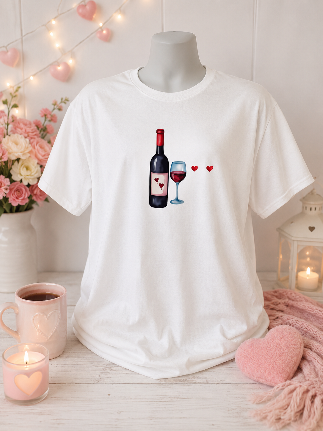 Custom Unisex T-Shirt-Wine Lover
