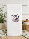 Custom Kitchen Towel-Cat and Pet