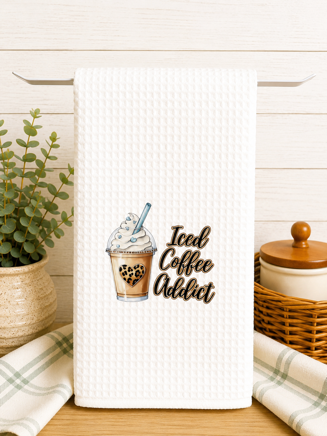 Custom Kitchen Towel-Life Begins After Coffee