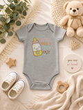 Custom Baby Bodysuit-I Drink Until I Pass Out.