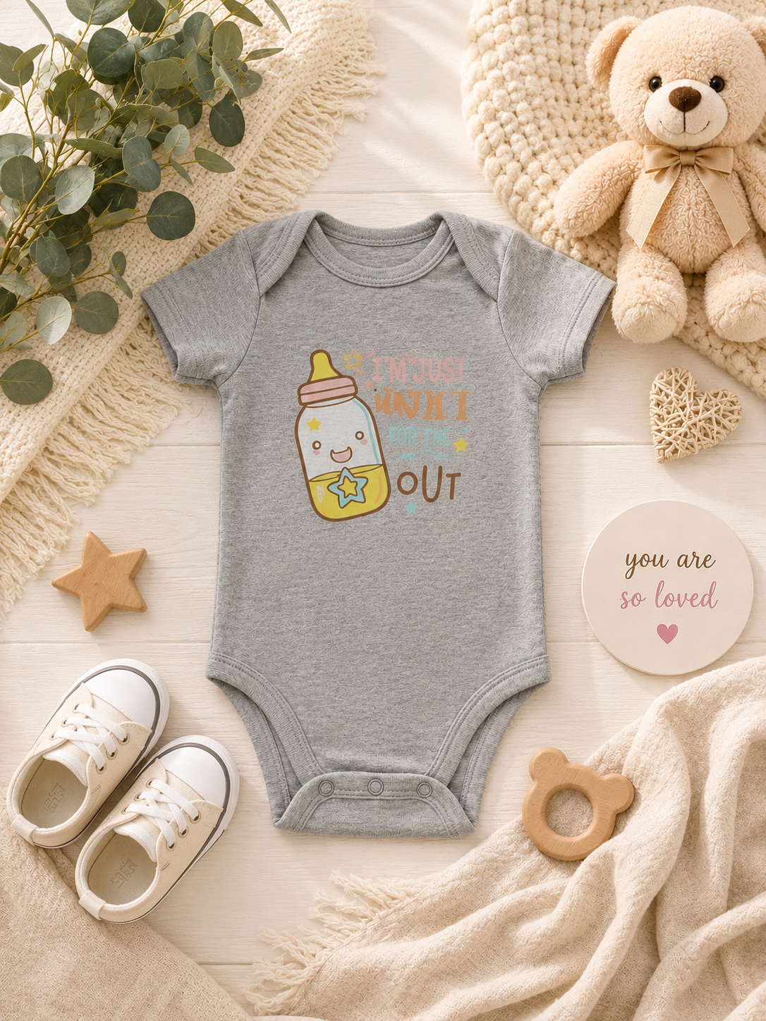 Custom Baby Bodysuit-I Drink Until I Pass Out.