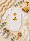 Custom Baby Bodysuit-baby giraffe
