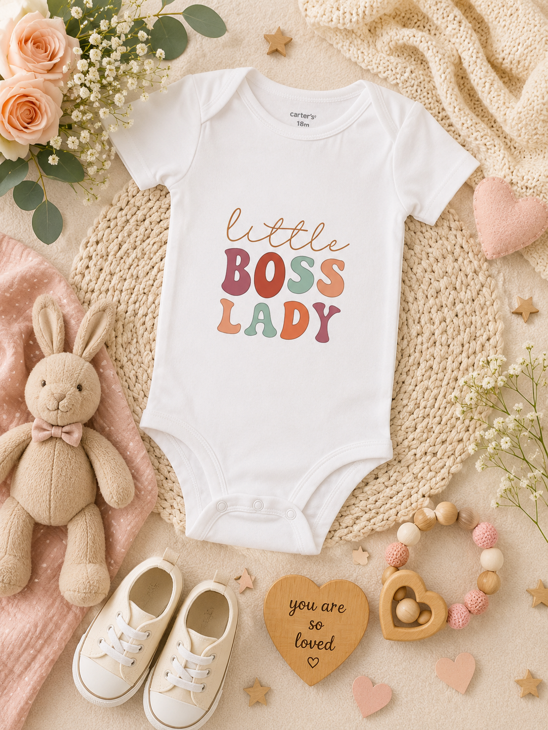 Custom Baby Bodysuit-(Little Boss Lady)
