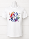 Custom Graphic T-Shirt- Musical Note
