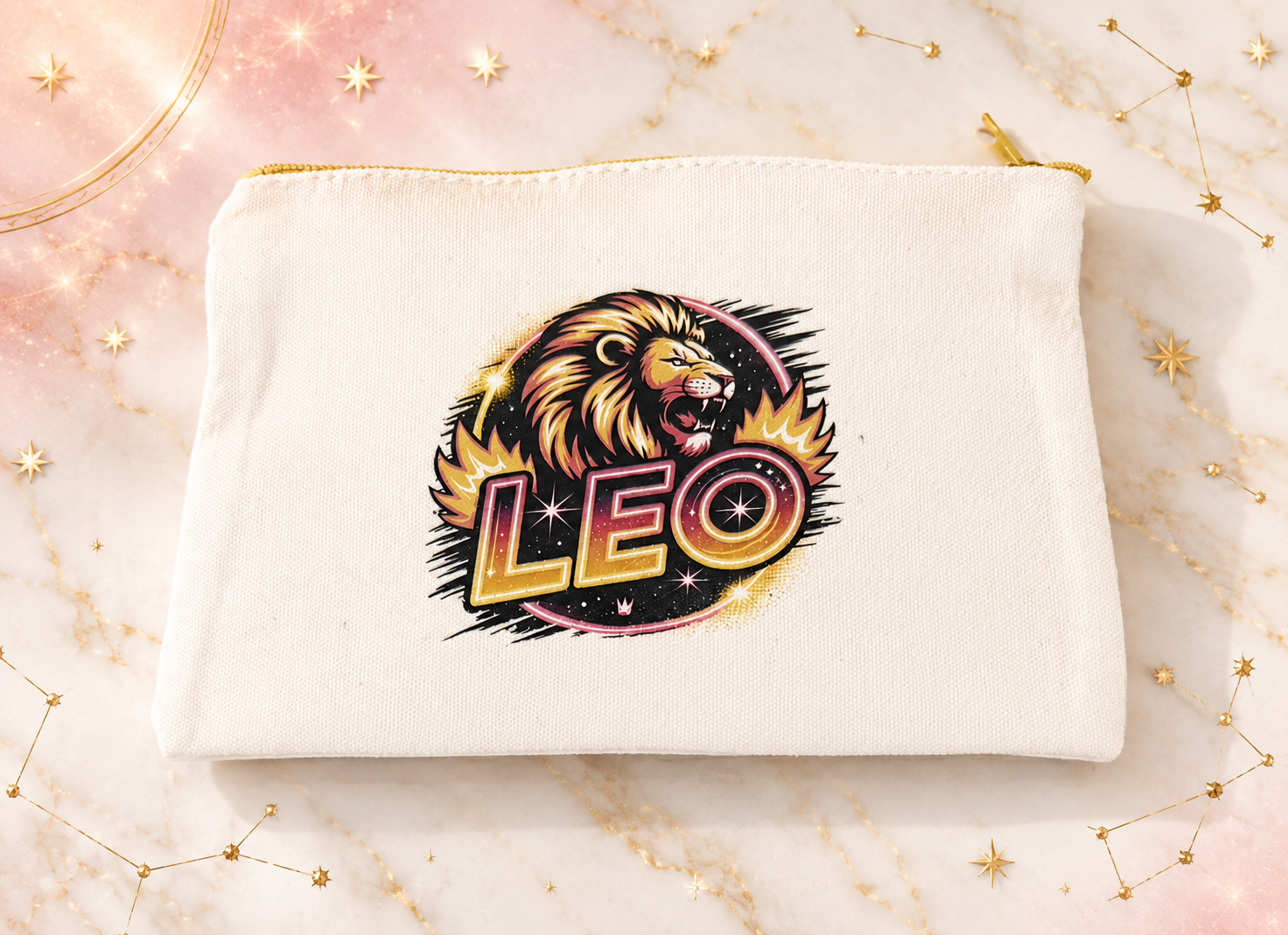 Custom Canvas Pencil- Leo zodiac