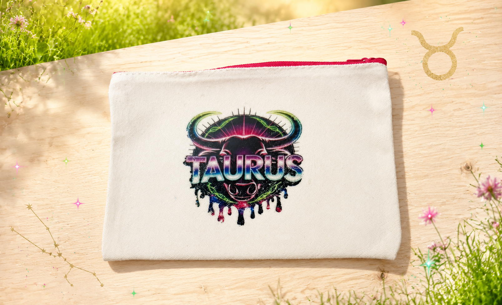 Custom Canvas Pencil  (Taurus zodiac